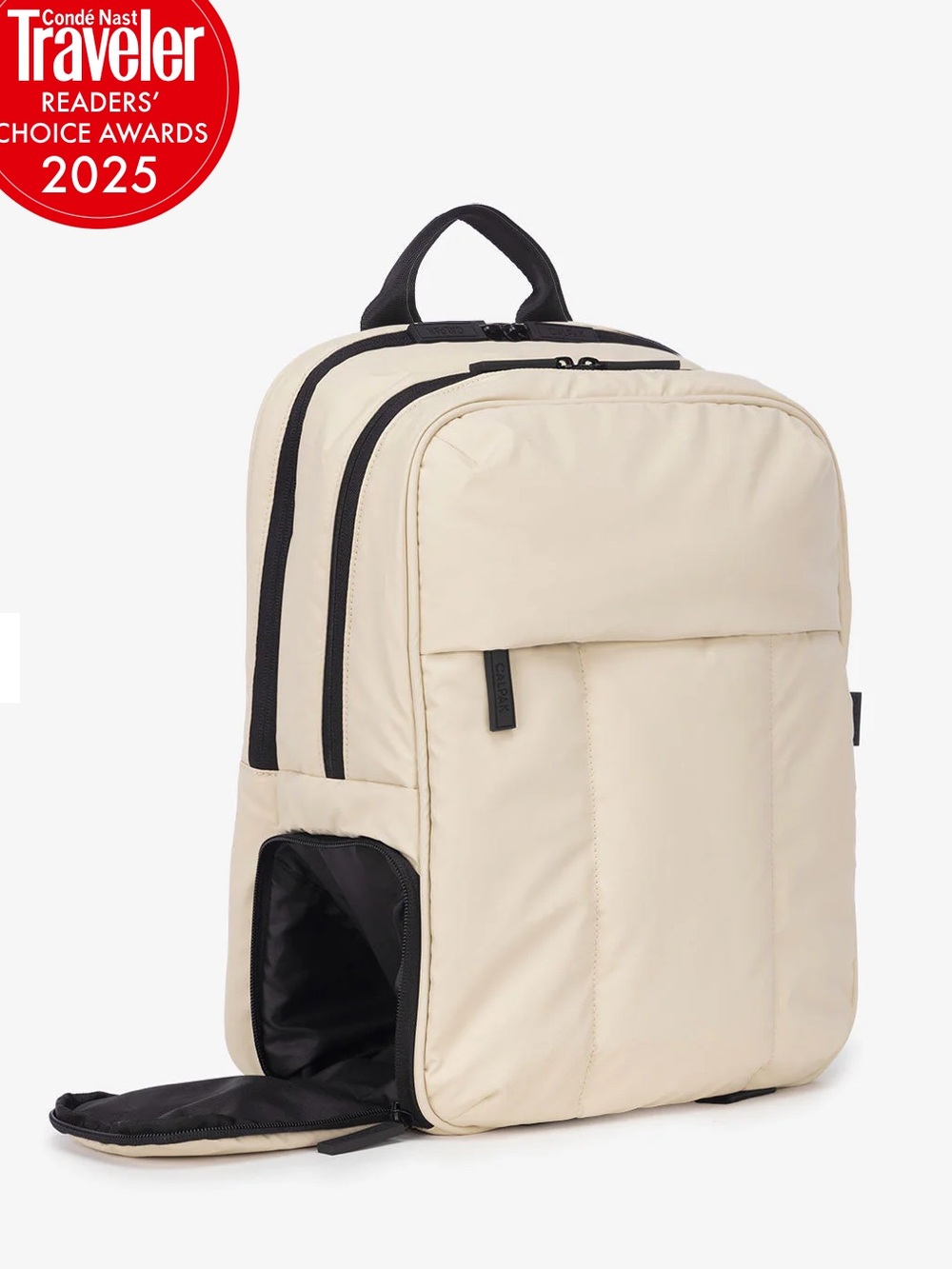 Calpak Cream Backpack - Picture 6 of 6
